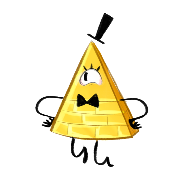 bill cipher animated cursor pack